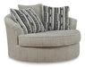 Calnita Oversized Swivel Accent Chair - Dream Home Furniture & Mattress (Waite Park, MN)