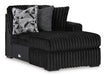 Midnight-Madness Sectional with Chaise - Dream Home Furniture & Mattress (Waite Park, MN)