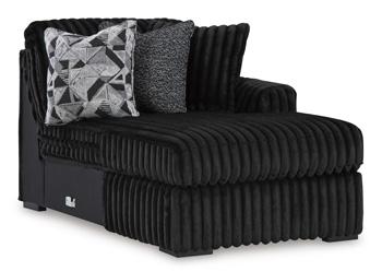 Midnight-Madness Sectional with Chaise - Dream Home Furniture & Mattress (Waite Park, MN)