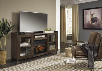 Starmore 70" TV Stand with Electric Fireplace