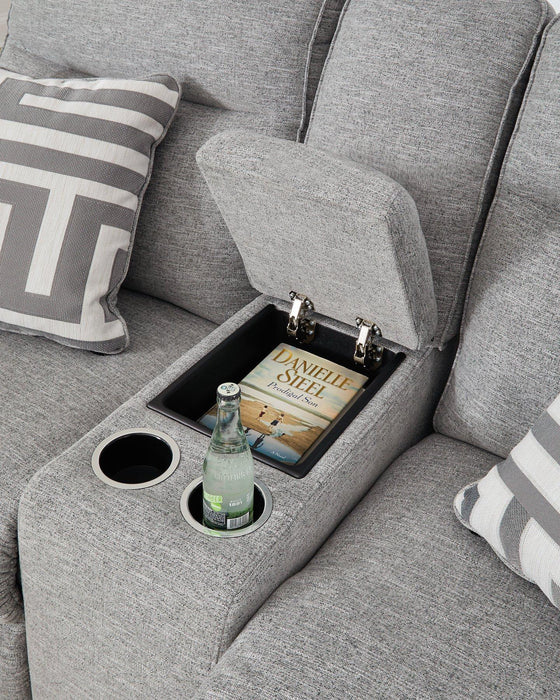 Biscoe Power Reclining Loveseat - Dream Home Furniture & Mattress (Waite Park, MN)