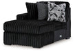 Midnight-Madness Sectional with Chaise - Dream Home Furniture & Mattress (Waite Park, MN)
