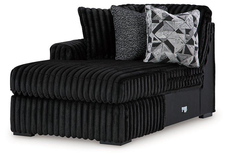 Midnight-Madness Sectional with Chaise - Dream Home Furniture & Mattress (Waite Park, MN)