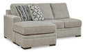 Calnita Sectional with Chaise - Dream Home Furniture & Mattress (Waite Park, MN)