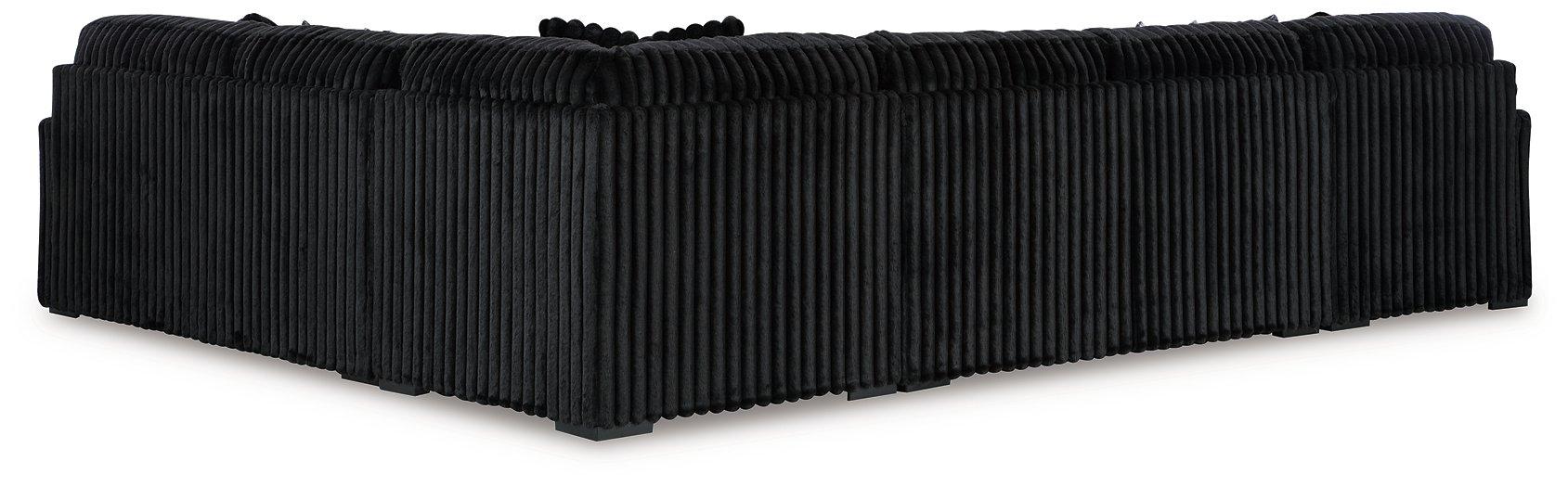 Midnight-Madness Sectional with Chaise - Dream Home Furniture & Mattress (Waite Park, MN)