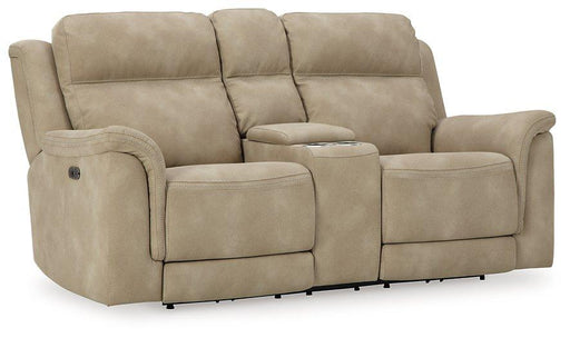 Next-Gen DuraPella Power Reclining Loveseat with Console - Dream Home Furniture & Mattress (Waite Park, MN)