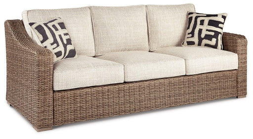 Beachcroft Outdoor Sofa with Cushion - Dream Home Furniture & Mattress (Waite Park, MN)