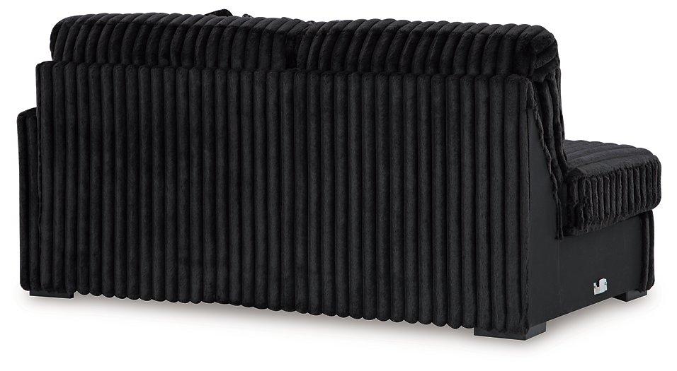 Midnight-Madness Sectional Sofa with Chaise - Dream Home Furniture & Mattress (Waite Park, MN)