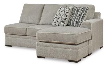 Calnita Sectional with Chaise - Dream Home Furniture & Mattress (Waite Park, MN)