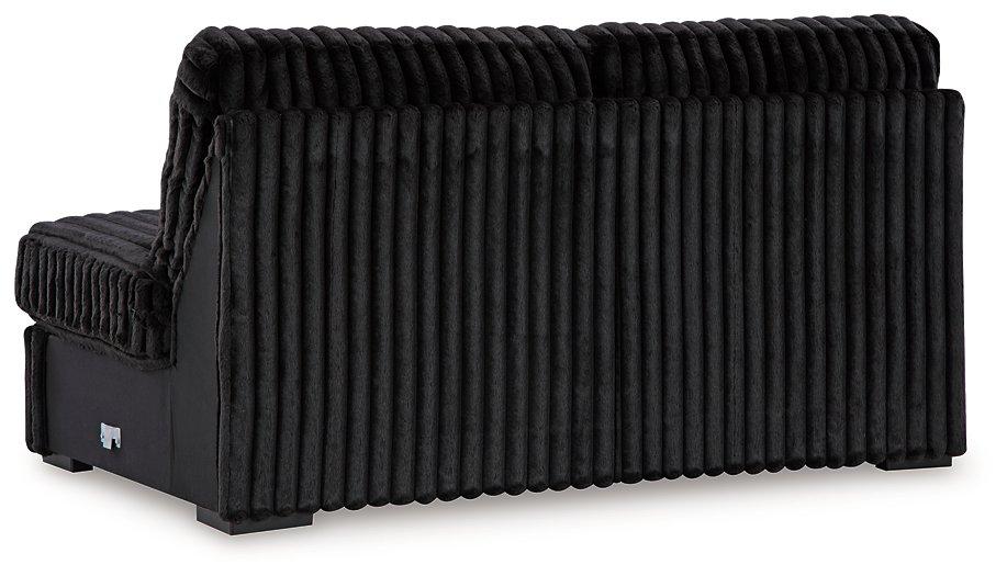 Midnight-Madness Sectional with Chaise - Dream Home Furniture & Mattress (Waite Park, MN)