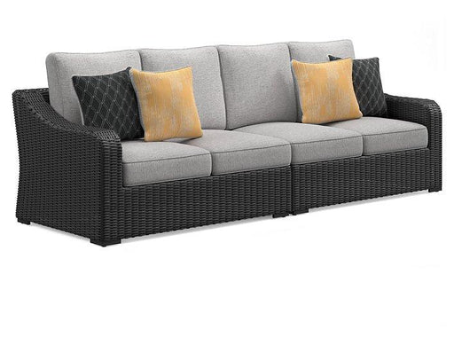 Beachcroft 2-Piece Outdoor Loveseat with Cushion - Dream Home Furniture & Mattress (Waite Park, MN)