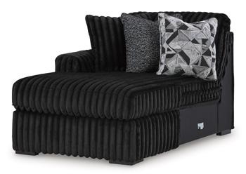 Midnight-Madness Sectional with Chaise - Dream Home Furniture & Mattress (Waite Park, MN)