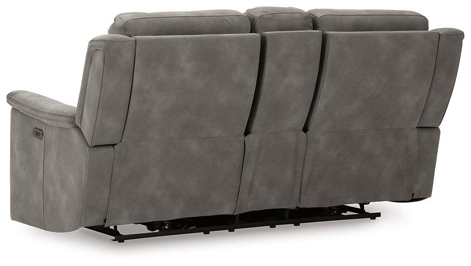 Next-Gen DuraPella Power Reclining Loveseat with Console - Dream Home Furniture & Mattress (Waite Park, MN)