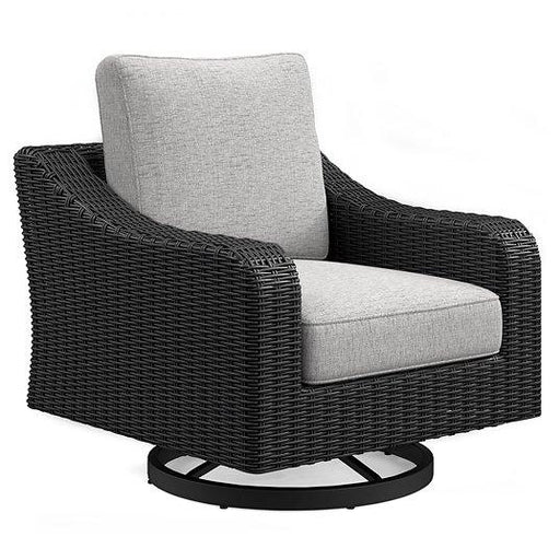 Beachcroft Outdoor Swivel Lounge with Cushion - Dream Home Furniture & Mattress (Waite Park, MN)
