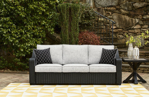 Beachcroft Outdoor Sofa with Cushion - Dream Home Furniture & Mattress (Waite Park, MN)