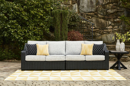 Beachcroft 2-Piece Outdoor Loveseat with Cushion - Dream Home Furniture & Mattress (Waite Park, MN)