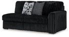 Midnight-Madness Sectional with Chaise - Dream Home Furniture & Mattress (Waite Park, MN)