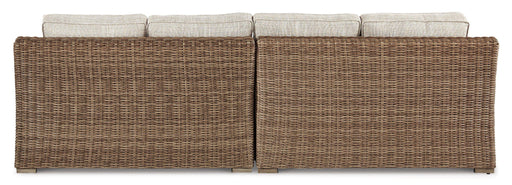Beachcroft 2-Piece Outdoor Loveseat with Cushion - Dream Home Furniture & Mattress (Waite Park, MN)