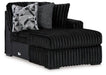 Midnight-Madness Sectional with Chaise - Dream Home Furniture & Mattress (Waite Park, MN)
