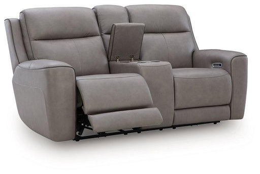 5Z-Comfort Power Reclining Loveseat with Console - Dream Home Furniture & Mattress (Waite Park, MN)