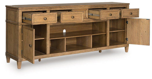 Sharlance 81" TV Stand - Dream Home Furniture & Mattress (Waite Park, MN)