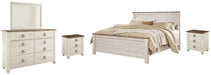 Willowton Bedroom Set - Dream Home Furniture & Mattress (Waite Park, MN)