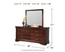 Alisdair Dresser and Mirror - Dream Home Furniture & Mattress (Waite Park, MN)
