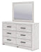 Cayboni Dresser and Mirror - Dream Home Furniture & Mattress (Waite Park, MN)