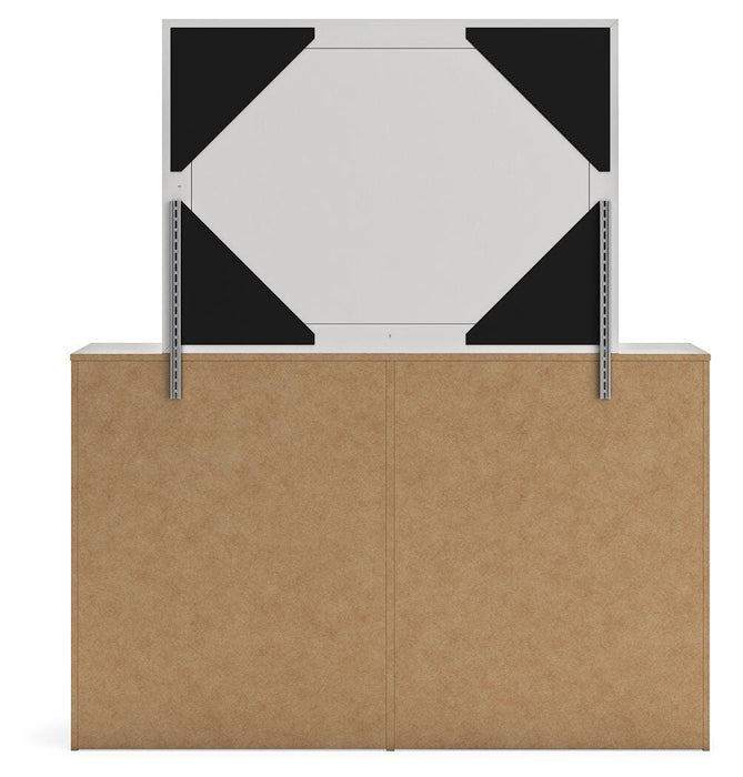 Cayboni Dresser and Mirror - Dream Home Furniture & Mattress (Waite Park, MN)