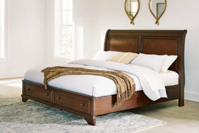 Trellington Sleigh Storage Bed - Dream Home Furniture & Mattress (Waite Park, MN)