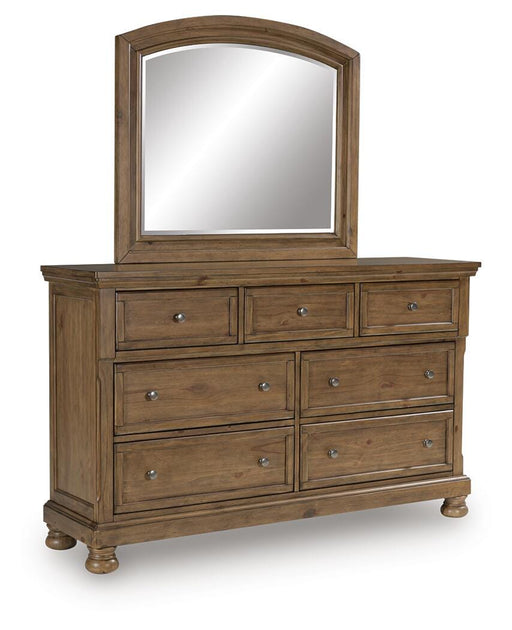 Feddinger Dresser and Mirror - Dream Home Furniture & Mattress (Waite Park, MN)