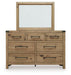 Ridgester Dresser and Mirror - Dream Home Furniture & Mattress (Waite Park, MN)