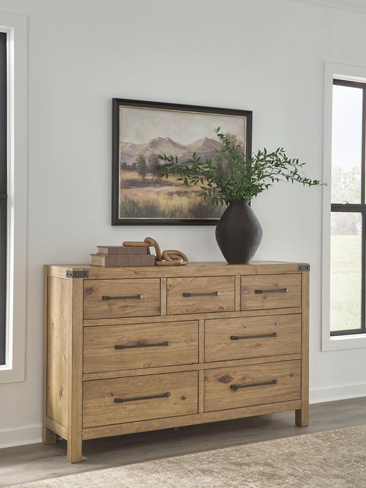 Ridgester Dresser and Mirror - Dream Home Furniture & Mattress (Waite Park, MN)