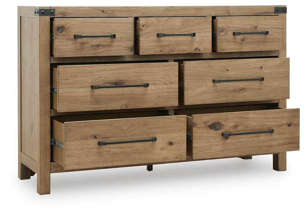 Ridgester Dresser and Mirror - Dream Home Furniture & Mattress (Waite Park, MN)