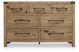 Ridgester Dresser and Mirror - Dream Home Furniture & Mattress (Waite Park, MN)