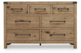 Ridgester Dresser and Mirror - Dream Home Furniture & Mattress (Waite Park, MN)