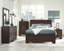 Kauffman California King, Eastren King, & Queen Panel Bed Dark Cocoa - Dream Home Furniture & Mattress (Waite Park, MN)