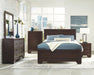 Kauffman California King, Eastren King, & Queen Panel Bed Dark Cocoa - Dream Home Furniture & Mattress (Waite Park, MN)