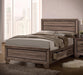 Kauffman California King, E.king, & Queen Panel Bed Washed Taupe - Dream Home Furniture & Mattress (Waite Park, MN)