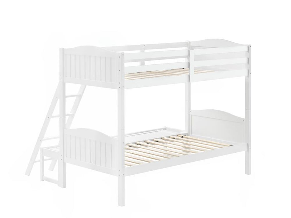 Arlo TWIN/FULL BUNK BED - White