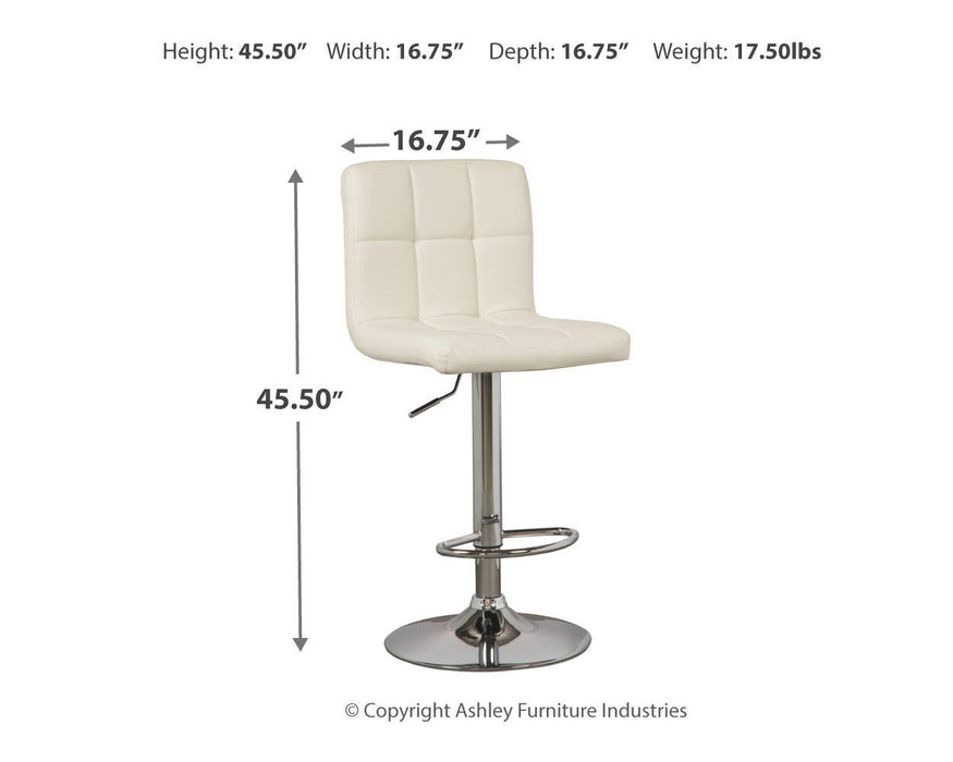 Bellatier Adjustable Height Bar Stool - Dream Home Furniture & Mattress (Waite Park, MN)