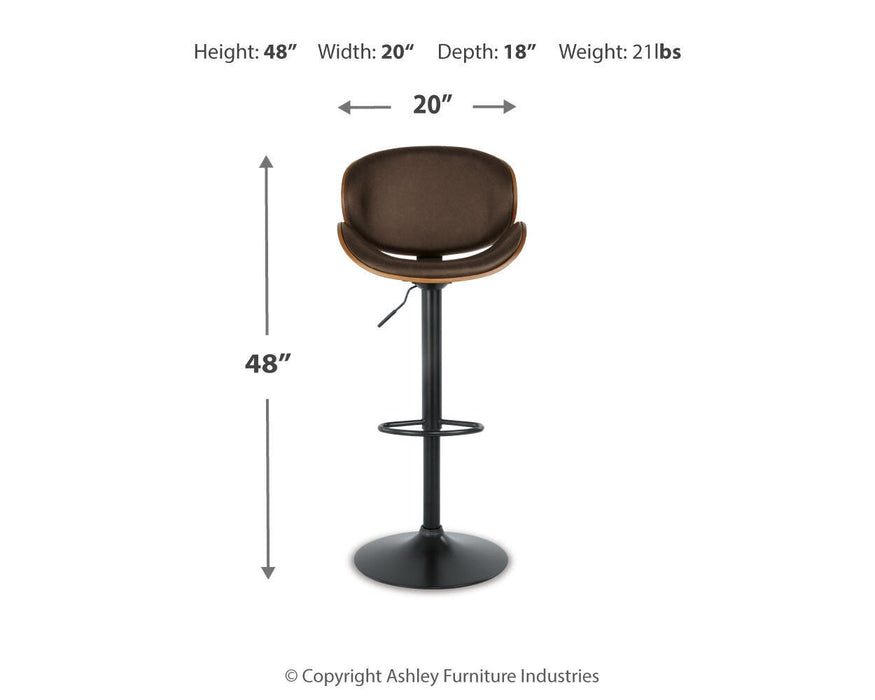Bellatier Adjustable Height Bar Stool - Dream Home Furniture & Mattress (Waite Park, MN)