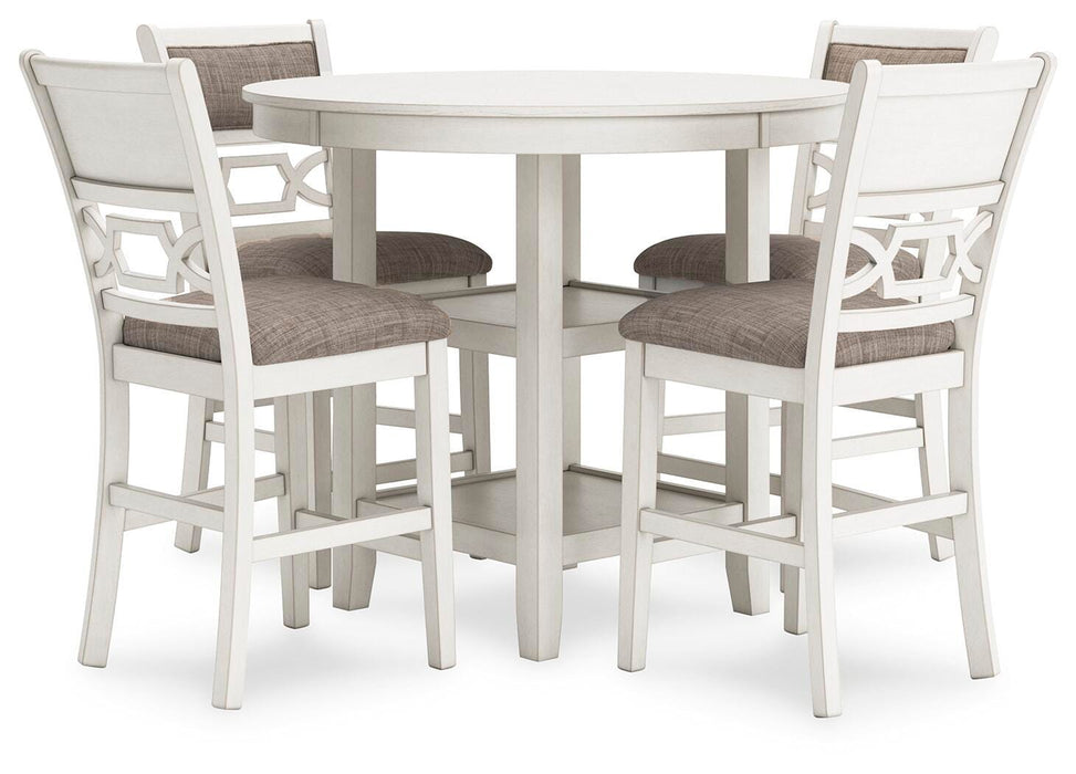 Erinberg Counter Height Dining Table and 4 Barstools (Set of 5) - Dream Home Furniture & Mattress (Waite Park, MN)