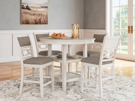 Erinberg Counter Height Dining Table and 4 Barstools (Set of 5) - Dream Home Furniture & Mattress (Waite Park, MN)