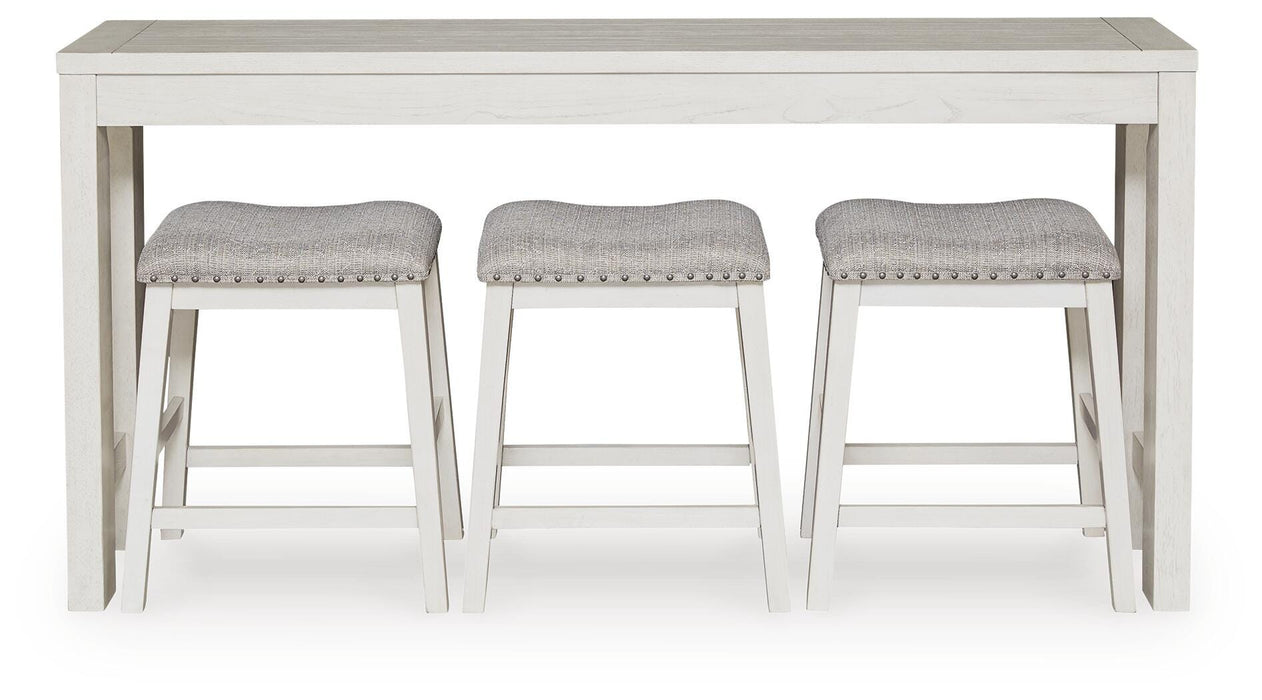 Robbinsdale Counter Height Dining Table and 3 Barstools Set - Dream Home Furniture & Mattress (Waite Park, MN)