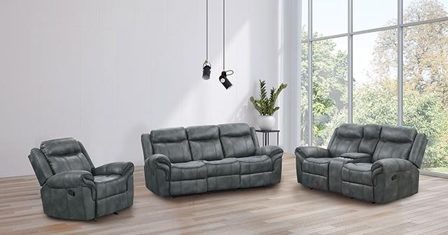 Agata Glider Recliner Loveseat - Dream Home Furniture & Mattress (Waite Park, MN)