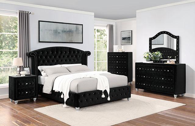 ZOHAR Mirror, Black - Dream Home Furniture & Mattress (Waite Park, MN)