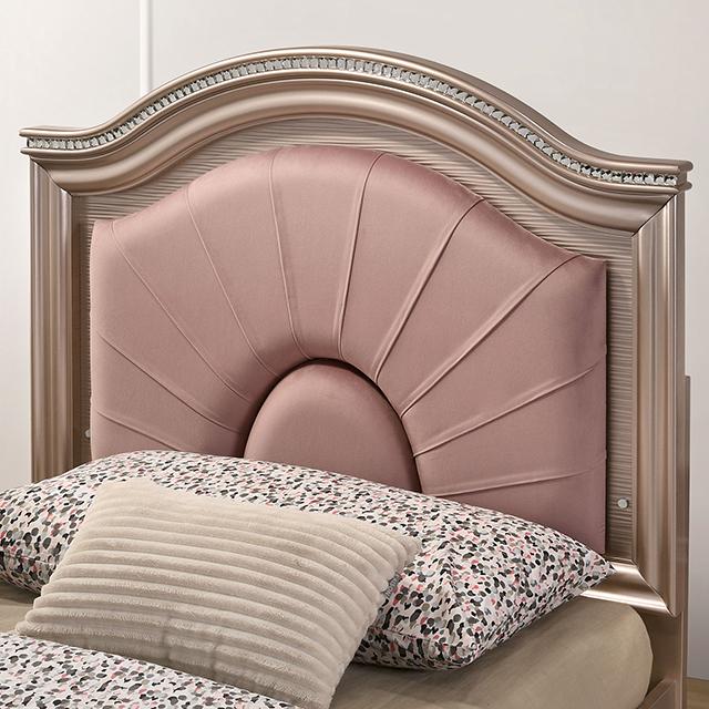 ALLIE Full Bed, Rose Gold - Dream Home Furniture & Mattress (Waite Park, MN)