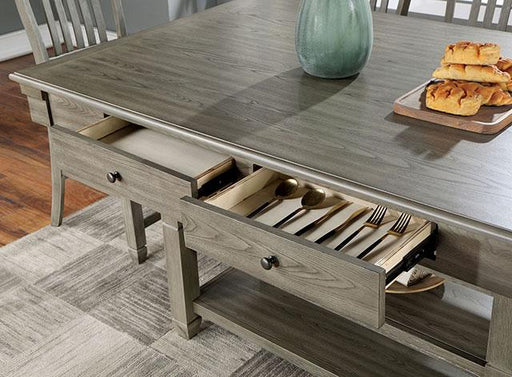 ANAYA Counter Ht. Table, Gray - Dream Home Furniture & Mattress (Waite Park, MN)