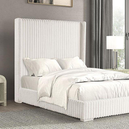 Cadwell E.King, Queen, & Full Bed White, Gray, & Black - Dream Home Furniture & Mattress (Waite Park, MN)